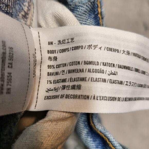 Abercrombie & Fitch Jeans Womens 27 4R 90s Straight Ultra High Rise Curve Love - Picture 4 of 11